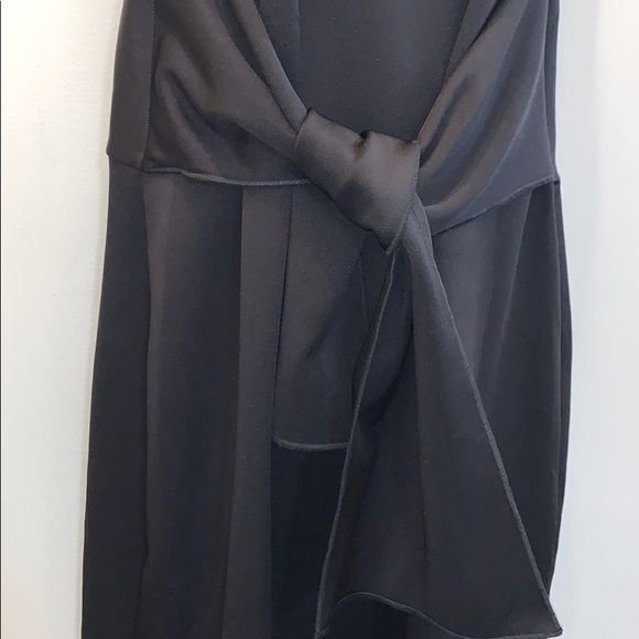 MAYA NEGRI Black Dress With Tie At Waist - Picture 4 of 11